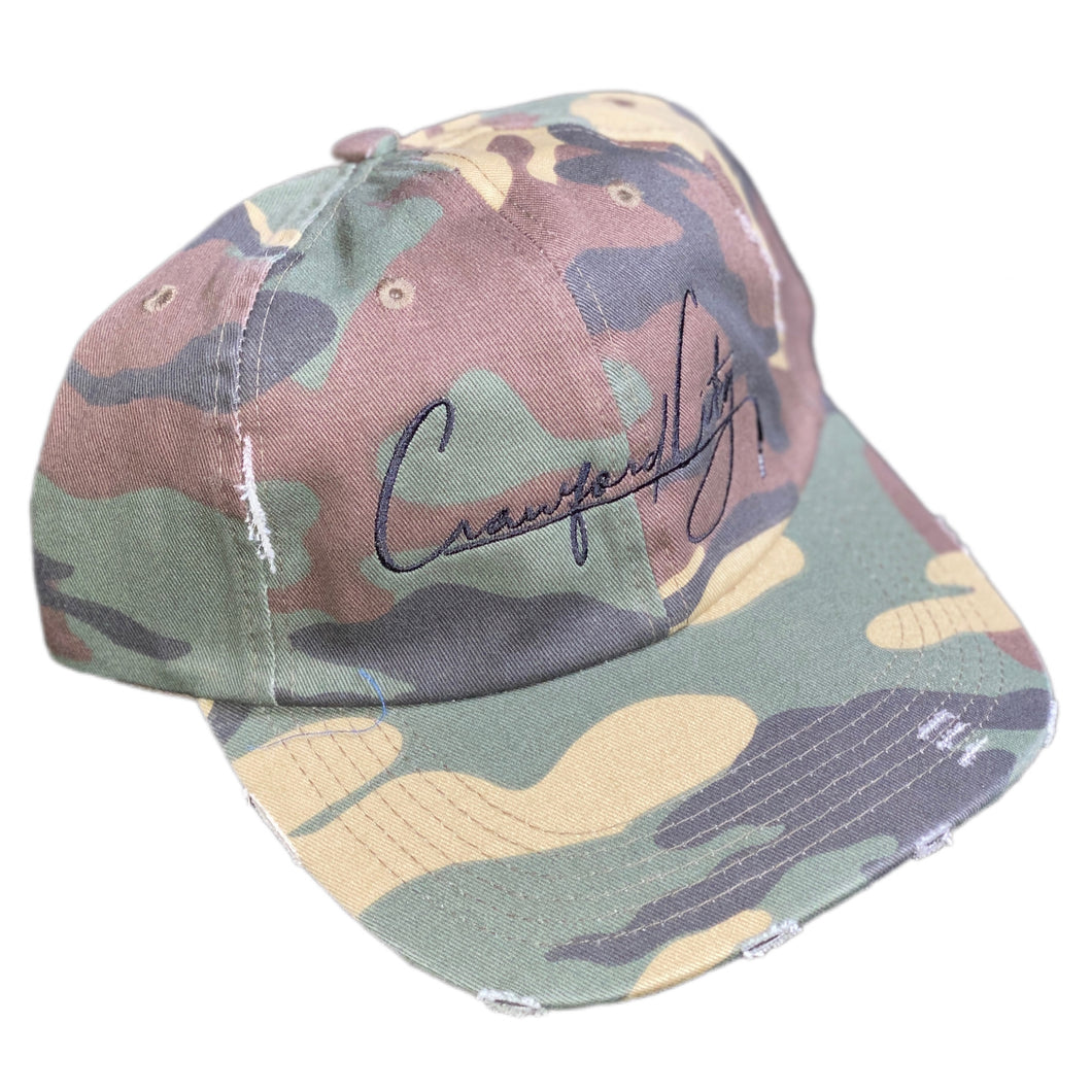 Army Fatigue Distressed Hat