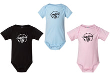 Load image into Gallery viewer, 3 Pack Of Baby Onesies Pink / Light Blue / Black
